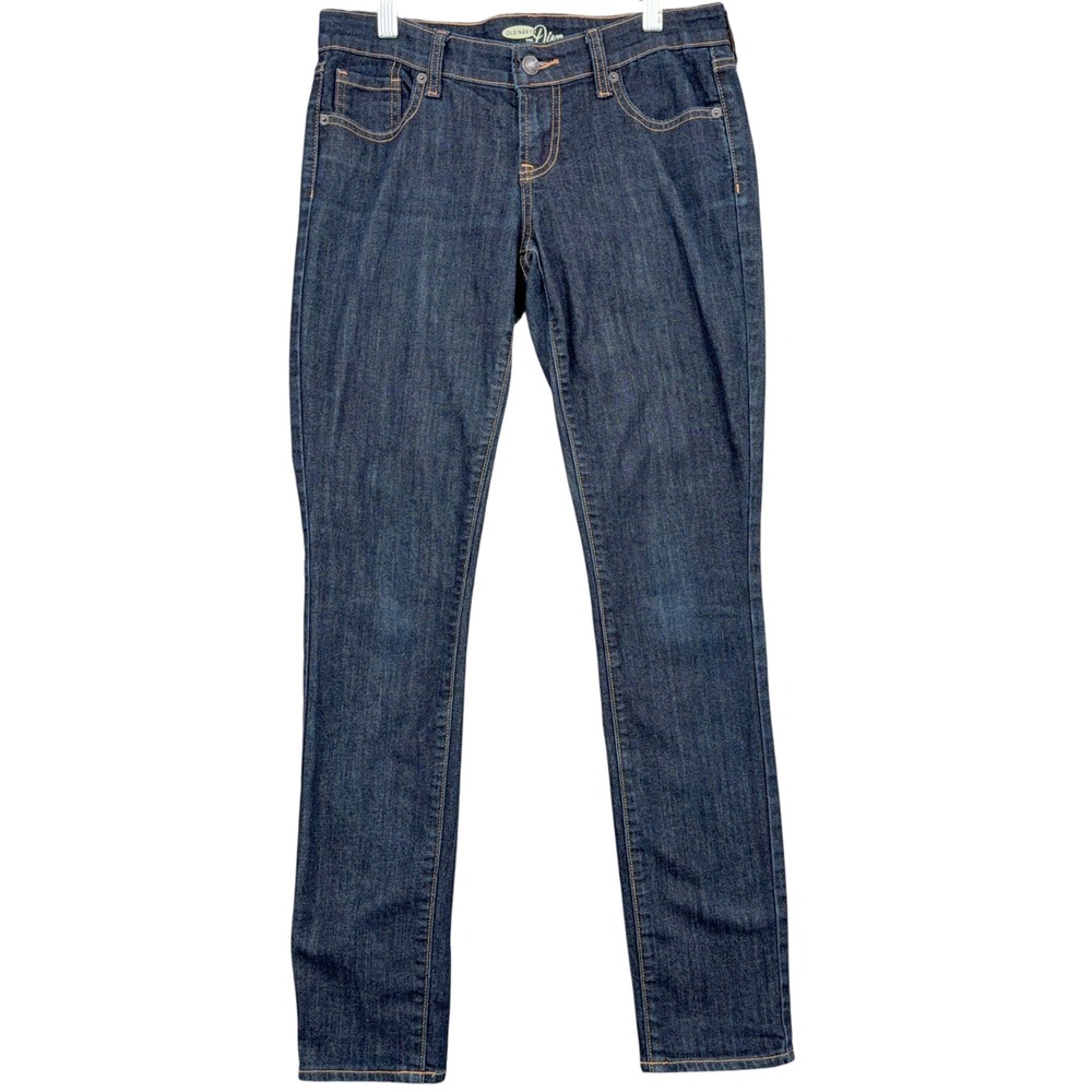 Old Navy The Diva Skinny Jeans Womens 2 Cotton Blend Dark Wash Blue
